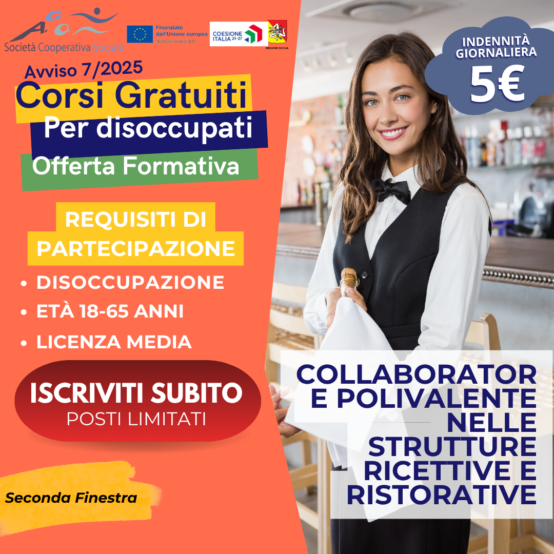 Collaboratore polivalente nelle strutture ricettive e ristorative