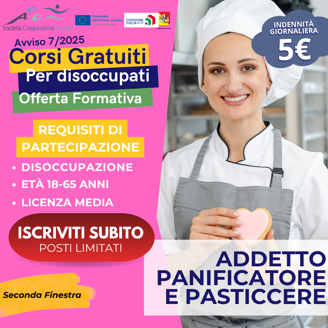 ADDETTO PANIFICATORE E PASTICCERE